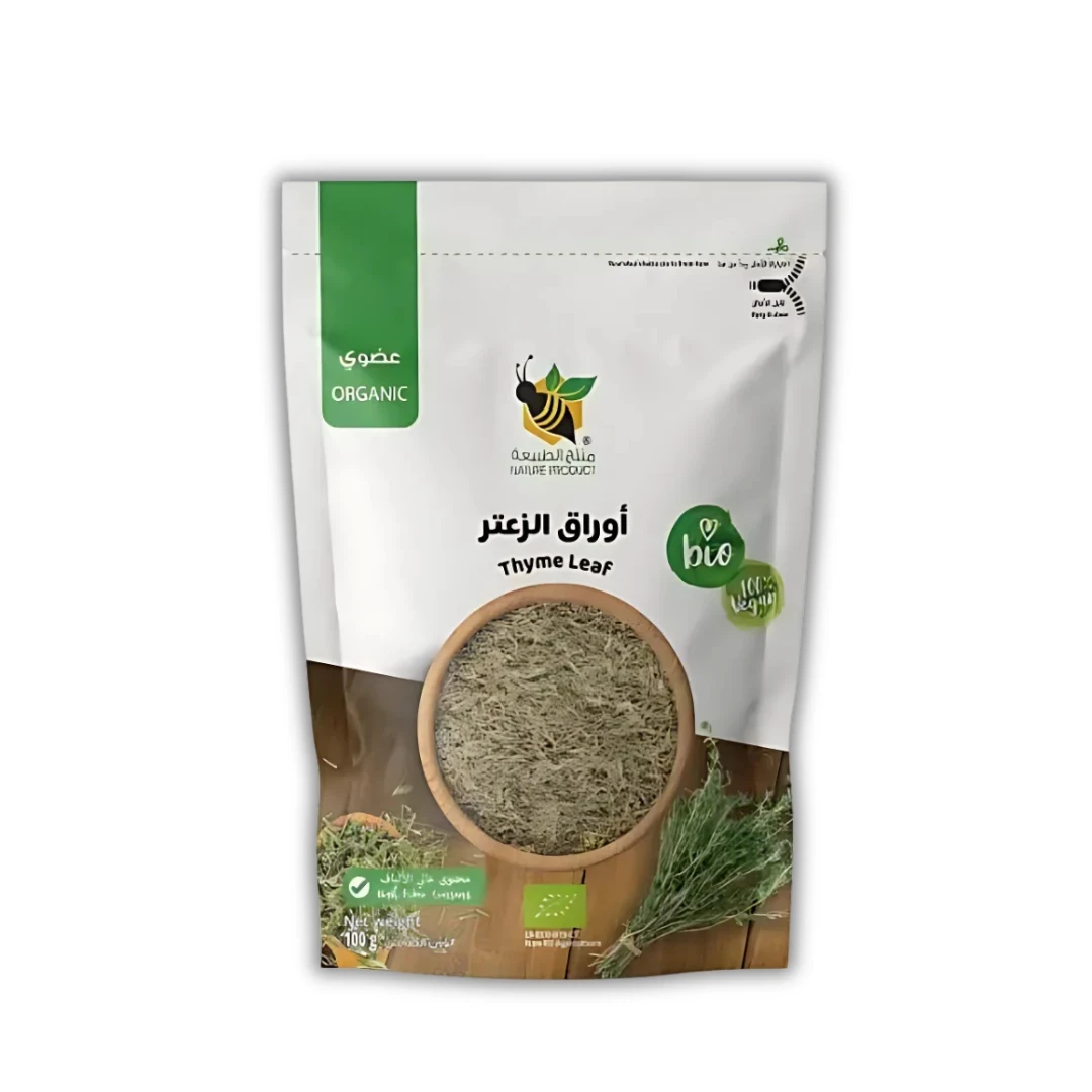 أوراق الزعتر العضوية من منتج الطبيعي