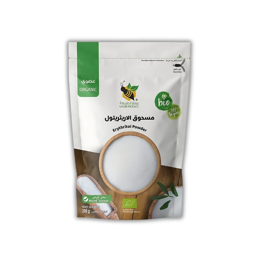 مسحوق الاريثريتول عضوي من منتج الطبيعي