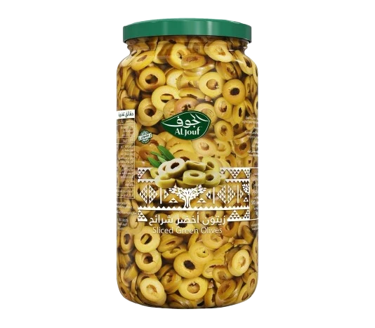 Green olives in olive oil "sliced" - 950 g