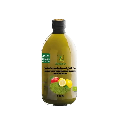 Zadna Organic Apple Cider Vinegar with Lemon and Matcha 500g
