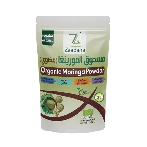 Organic Moringa Powder 250g from Zadna