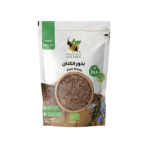 Organic flax seeds from Natural Product